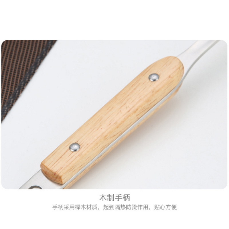 阳光飞歌 不锈钢漏勺 加厚砂光夹柄不锈钢漏勺XB-006