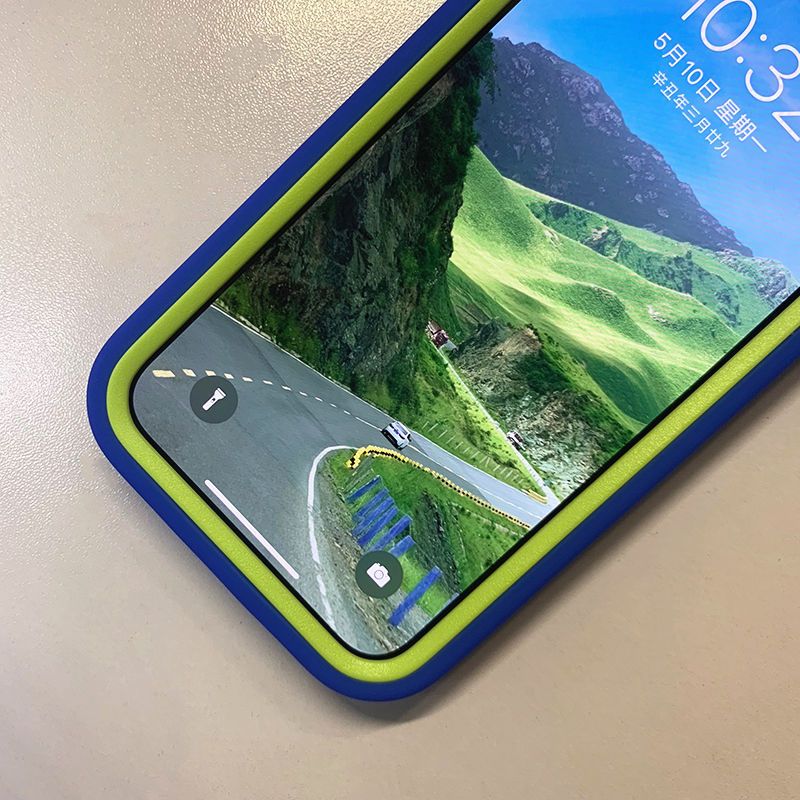 两件套[藏青+黄绿波浪纹] 苹果7/8/SE (4.7寸) 波浪纹藏蓝色iPhone12Promax手机壳苹果11全包x