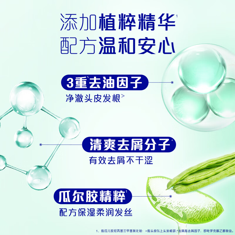 飘柔 洗发露 控油去屑 400g (单位:瓶)高清大图