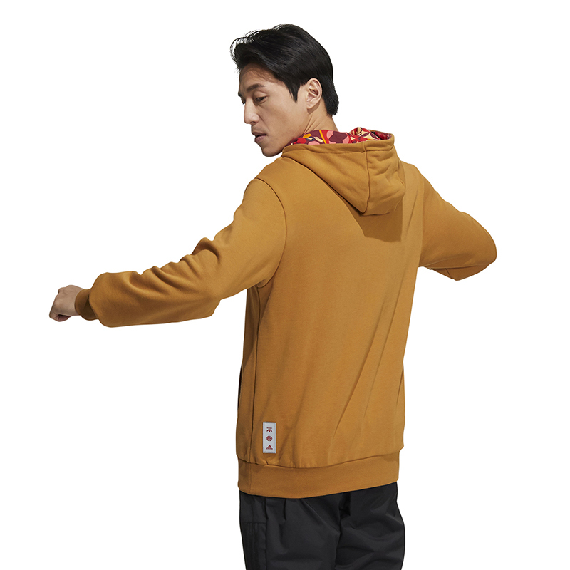 Adidas阿迪达斯男装卫衣春秋新款运动休闲连帽套头衫 HI3285