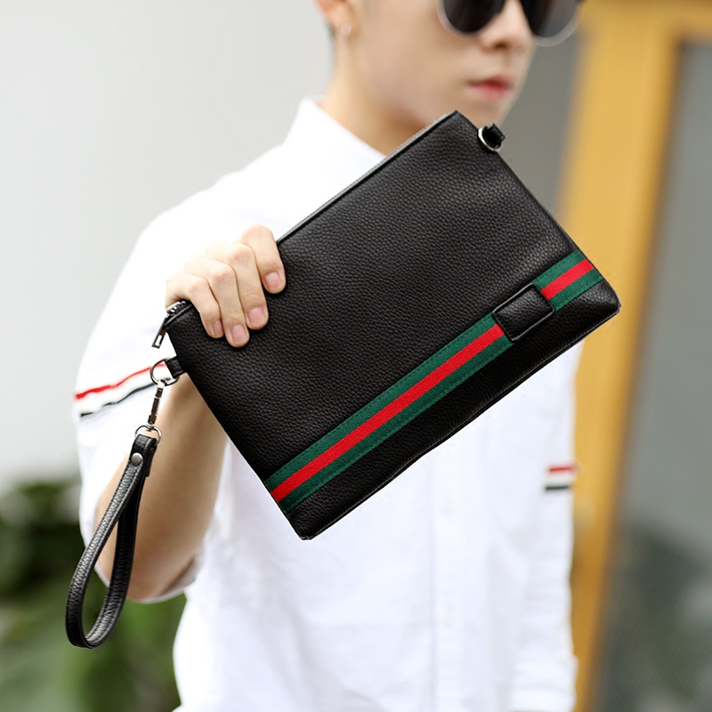 男士手包韩版时尚潮男钱包手抓包大容量手拿包夹包