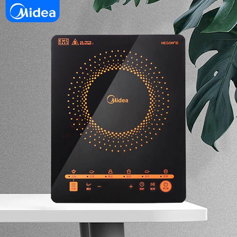 美的大功率触控黑晶面板电磁炉rt2171