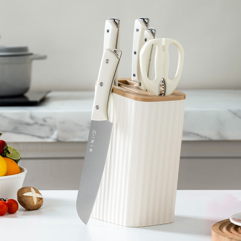 张小泉03皓月系列套装刀具六件套D300191