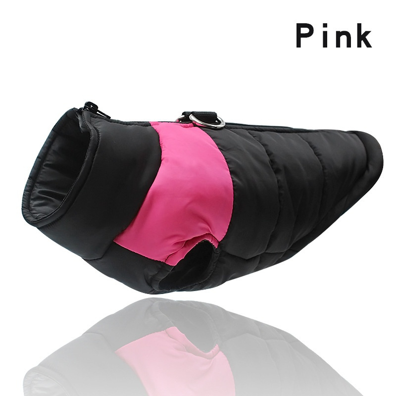 Red S . Winter Warm Dog Clothes Jacket Coat For Small Dogs