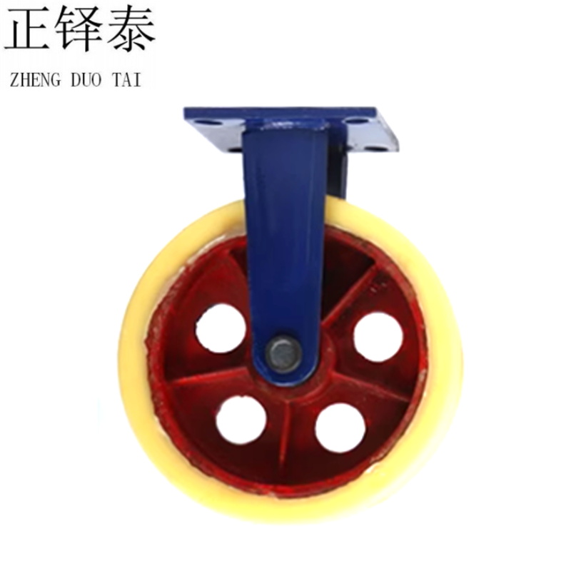 正铎泰 尼龙铁芯重型定向轮10寸250mm/个高清大图