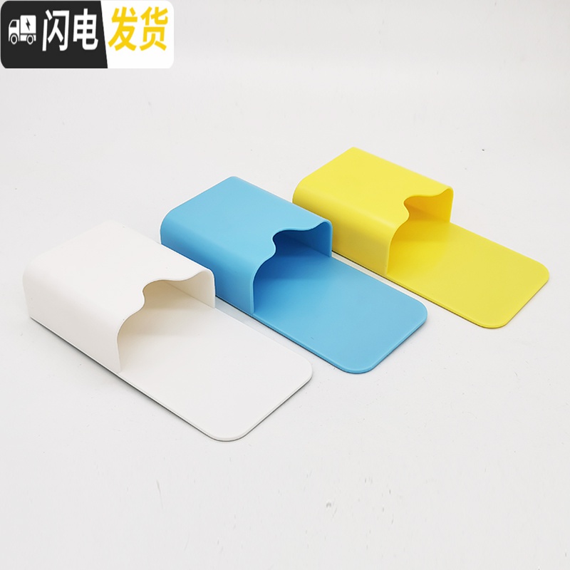 三维工匠磁性白板笔盒文具收纳盒可吸附贴墙笔筒笔袋工具盒黑板绿板粉笔盒 柠檬黄(大号双格)隔板可中分高清大图