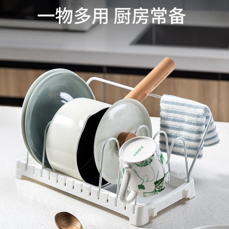 多功能锅具收纳架厨房置物架锅盖菜板架锅具菜刀架家用刀具收纳架 普通款收纳架(偏小)