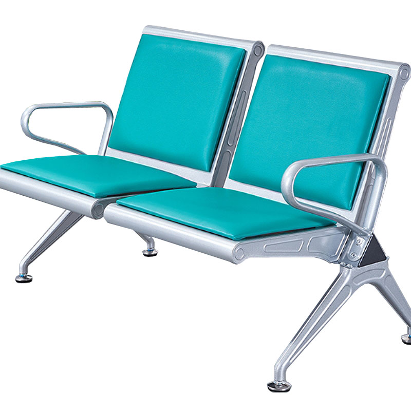 晋舰 钢制排椅机场椅加固加厚医院长椅候诊椅连排输液等候椅A款双皮面
