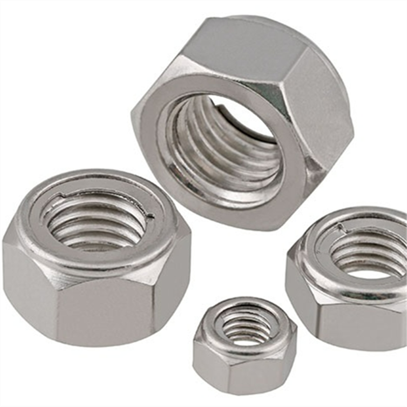 不锈钢金属防松螺母 8mm 个 100个起售
