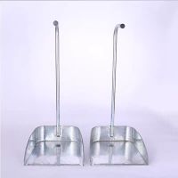 海斯迪克(HYSTIC) HK-583 大容量铁簸箕 镀锌白铁皮畚斗 铁畚箕垃圾斗灰斗垃圾铲