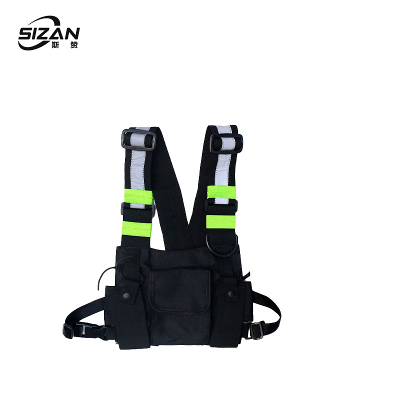 斯赞 对讲机电子设备收纳胸包 23*5*18cm 个