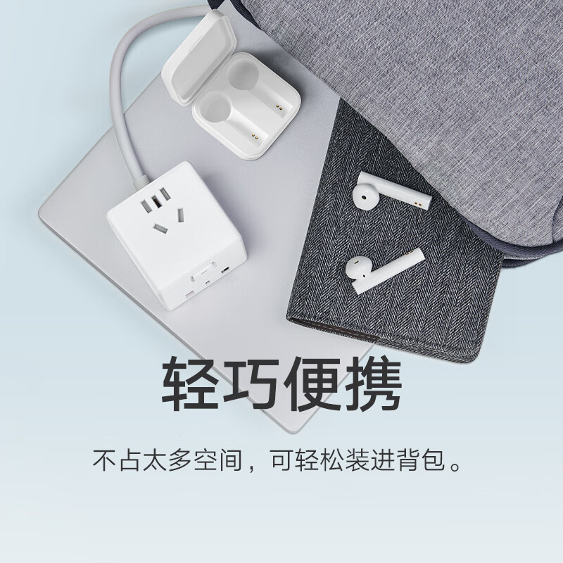 小米魔方转换器Pro33W有线快充插座USB插线板接线板Type-C+USB高清大图