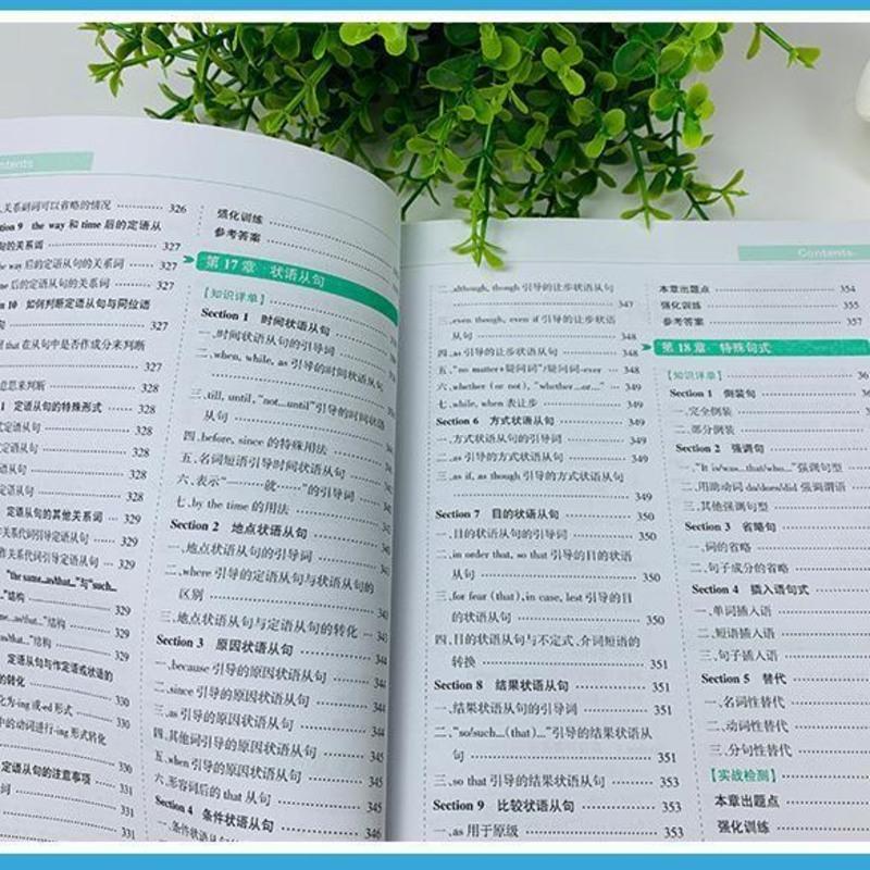 高中英语单词 PASS绿卡图书2022版 高中英语语法全解 第9次修订高中英语语法大