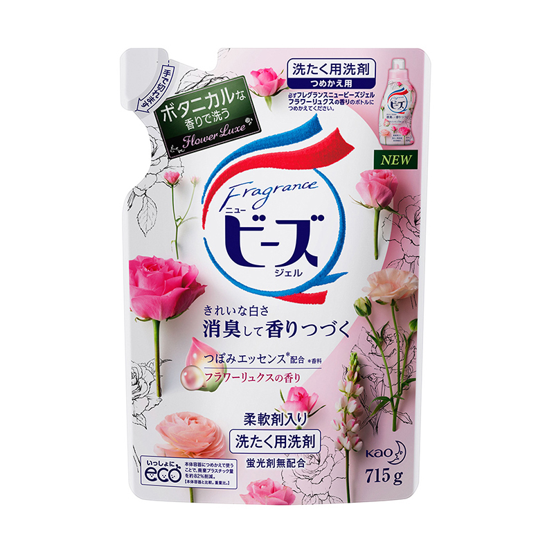 kao花王 玫瑰花果香柔顺洗衣液 730g*6件