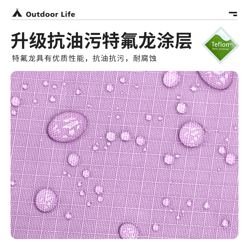 狼行者户外露营钛黑胶自动穹顶天幕速开帐篷lxz-1000-2001 粉色高清大图