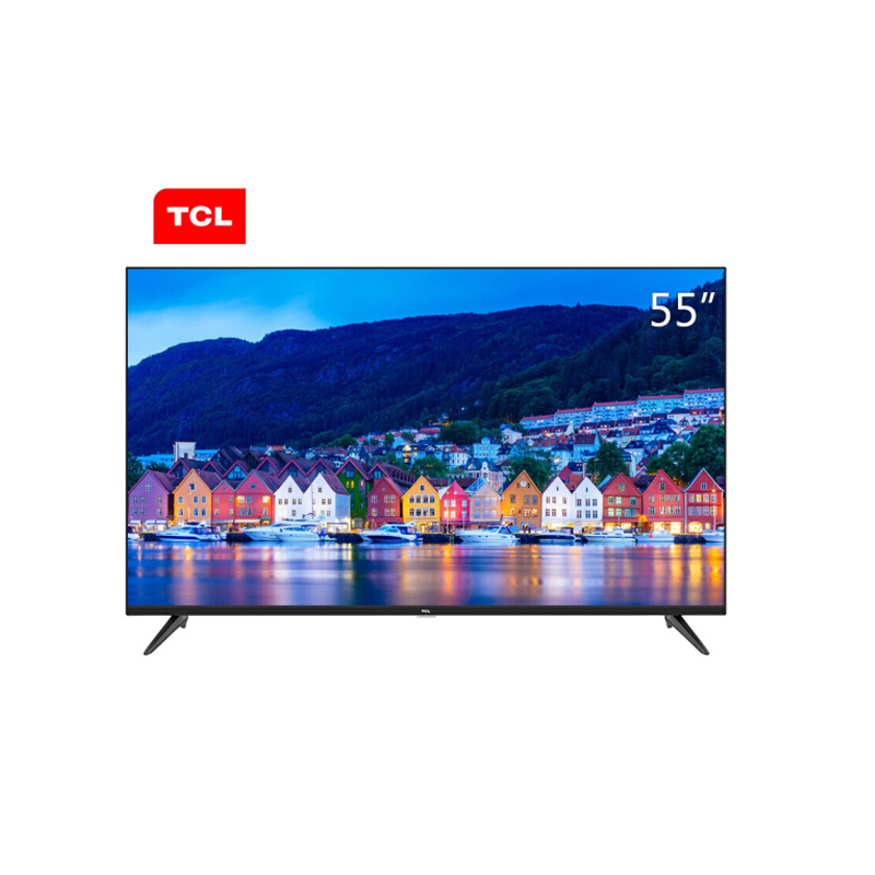 TCL4K超高清超薄HDR智能WIFI网络液晶电视(含支架)TCL55F8
