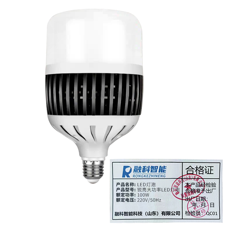 RKZN融科智能锐亮大功率LED灯泡 100W(E27灯头)3000K