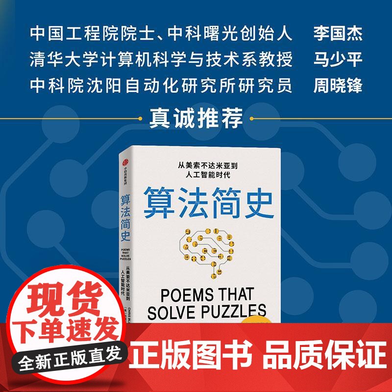 算法简史 美国数学协会从美索不达米亚到人工智能时代克里斯布利克利中信出版社算法入门书正版图书籍高清大图