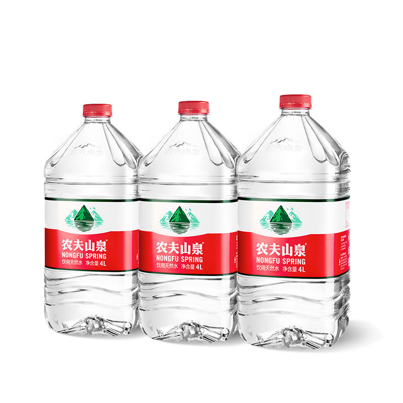农夫山泉饮用水饮用天然水4l6桶