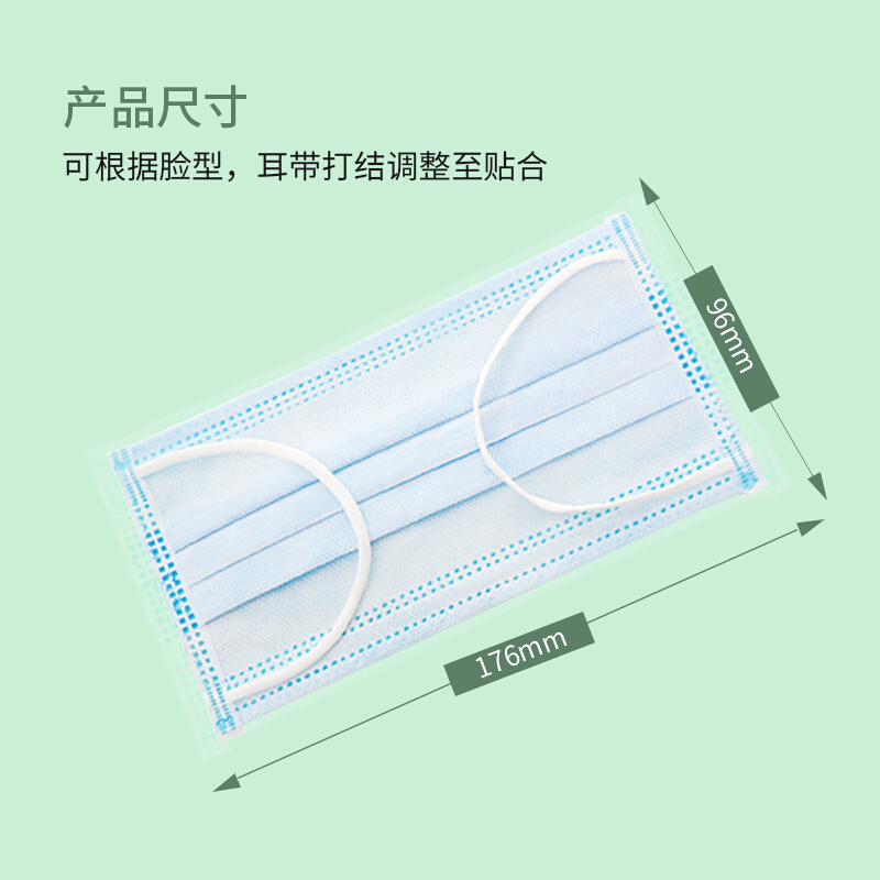 [精选]一次性口罩 176*96mm