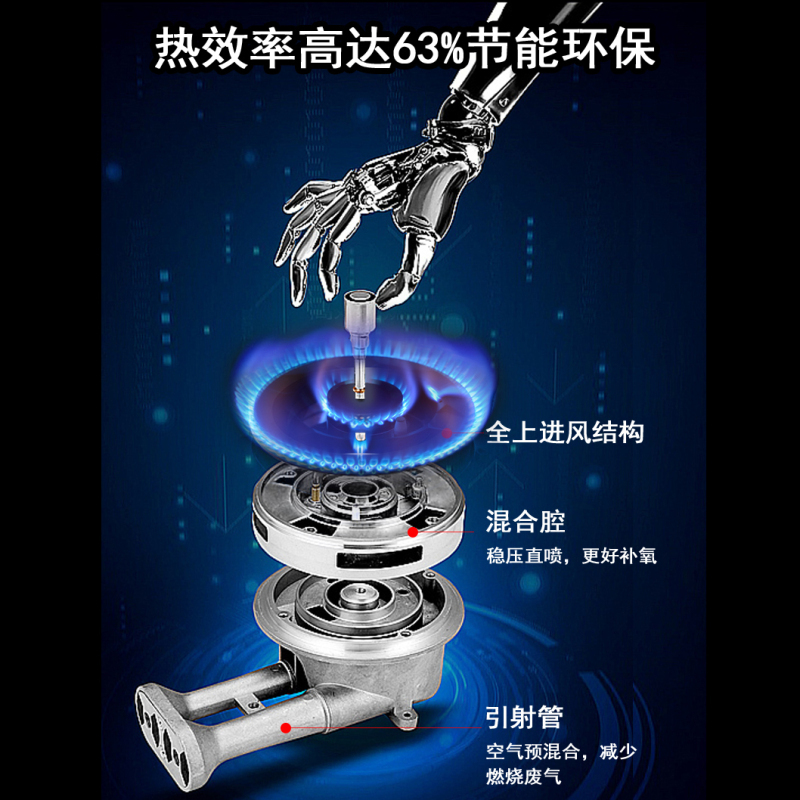 生活好太太 燃气灶嵌入式灶煤气灶双灶台嵌两用煤气炉钢化玻璃面板燃气炉台式灶具JZY-988A (天然气)