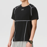 安德玛(Under Armour)男装新款运动休闲潮流上衣跑步健身透气短袖t恤6015379-009 ZP