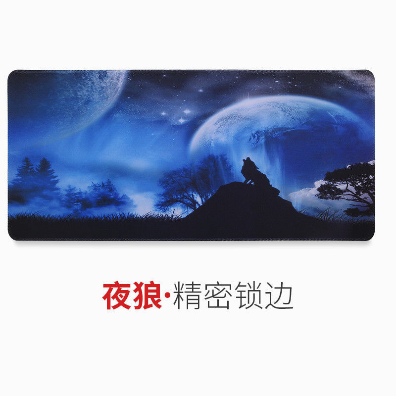 鼠标垫办公快捷键电脑桌垫游戏电竞键盘垫女生可爱卡通高清大图