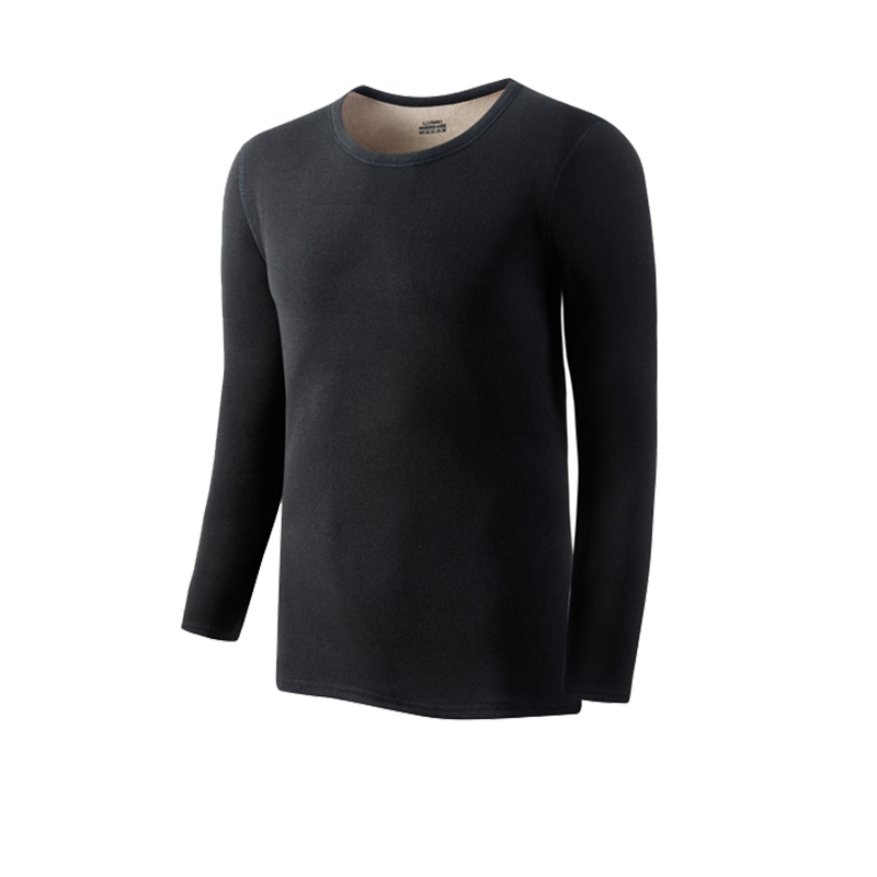 啄木鸟保暖内衣男士加绒加厚羊羔绒自发热男款秋衣秋裤青少年套装高清大图