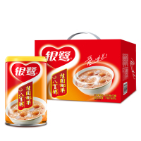 银鹭 八宝粥 速食粥 桂圆椰果八宝粥 280g*12罐 整箱装