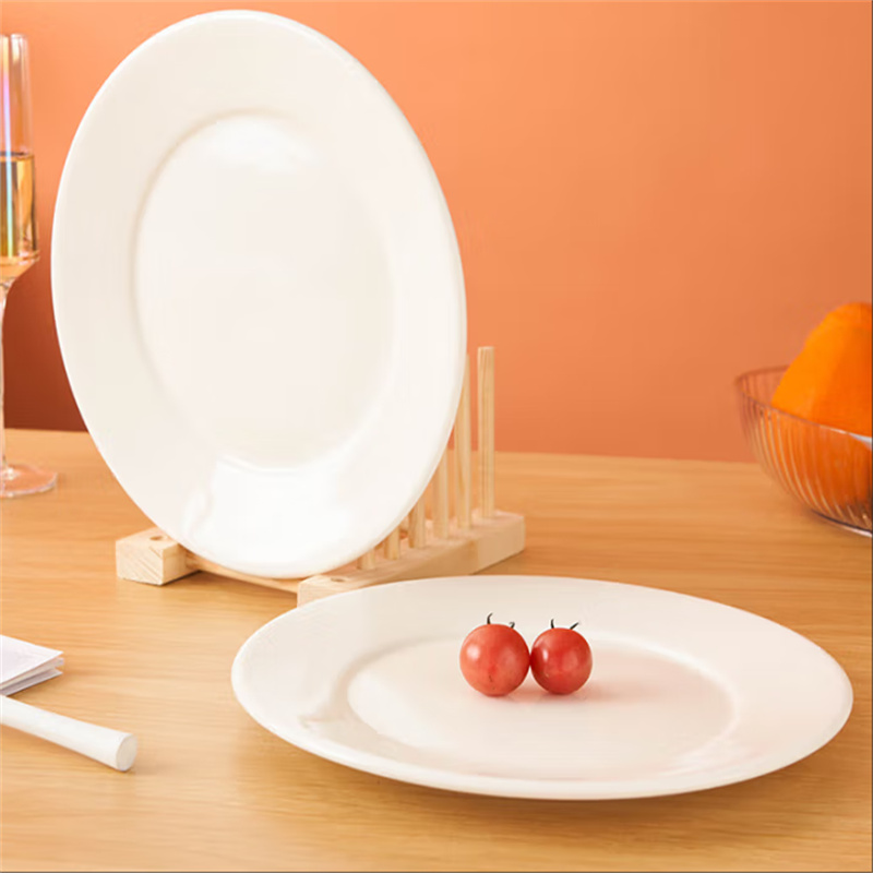 友来福陶瓷牛排盘家用菜盘子 欧式西餐盘酒店商用微波炉可用29cm白骨瓷