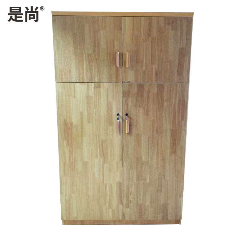 是尚 四门衣柜 1200*2000*600 原木色高清大图