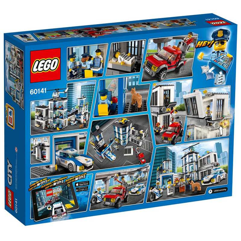 乐高(LEGO)城市系列 警察总局 60141 益智拼装积木儿童塑料玩具 6-12岁 800块以上