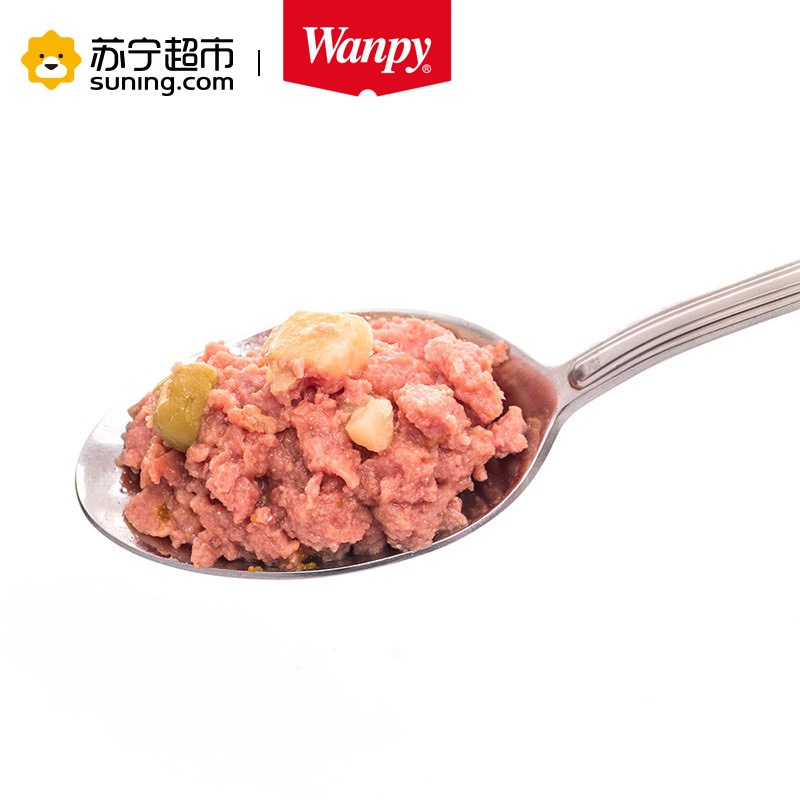 Wanpy顽皮狗罐头375g牛肉蔬菜肉泥狗罐头拌饭狗湿粮挑嘴粮
