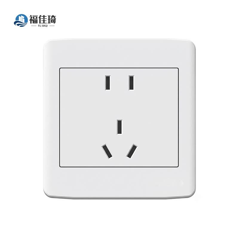 福佳琦 五孔面板插座 AC220V/个图片