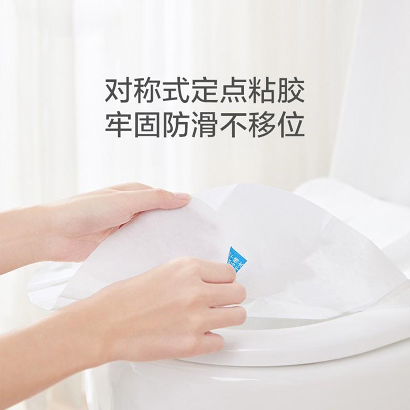 全棉时代 一次性马桶垫400mm×450mm,10片/袋5袋802-DKH-24037高清大图