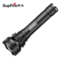 神火L3P90强光手电筒远射防水战术多功能USB可充电大容量26650电池户外巡逻探照灯