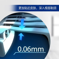 飞利浦（Philips）电动剃须刀S101/02进口旋转式双刀头全身水洗男士刮胡须刀 小巧轻便 旅行携带