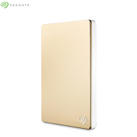 希捷(Seagate)2TB USB3.0移动硬盘 Backup Plus 睿品 2.5英寸 时尚金属外壳轻薄便携 金色