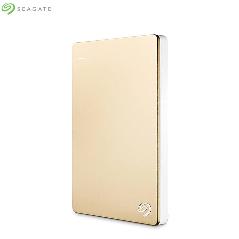 希捷(Seagate)2TB USB3.0移动硬盘 Backup Plus 睿品 2.5英寸 时尚金属外壳轻薄便携 金色