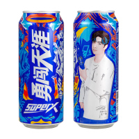 雪花啤酒(Snowbeer)8度 勇闯天涯 superX 500ml*24听 整箱装