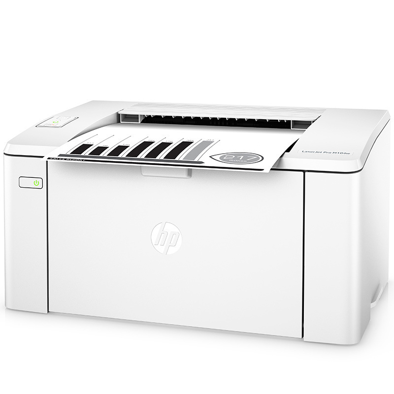 惠普(HP) M104w 黑白激光打印机无线家用打印学生作业打印小型办公商务用