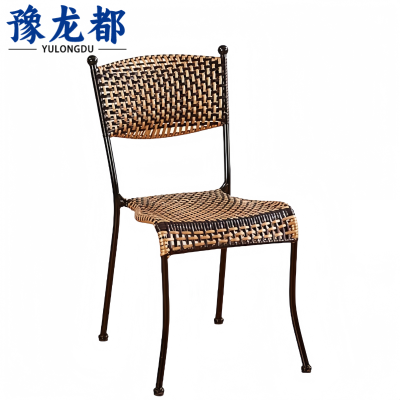 豫龙都靠背椅藤椅把高清大图