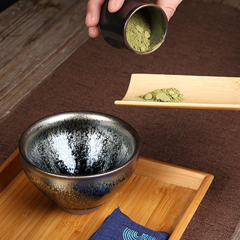 家柏饰(CORATED)日式抹茶工具百本立建窑刷子竹制宋代点茶茶碗茶道高清大图