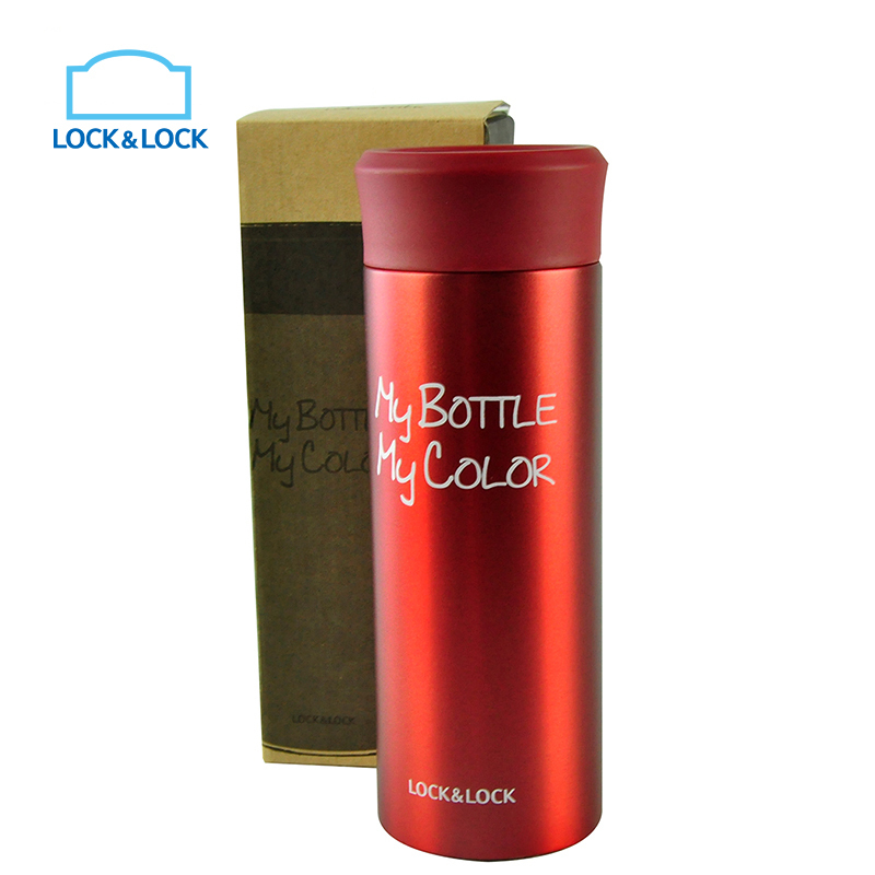 乐扣乐扣(lock&lock)缤纷保温杯保温保冷杯子304不锈钢 LHC4014R (330ml)红色