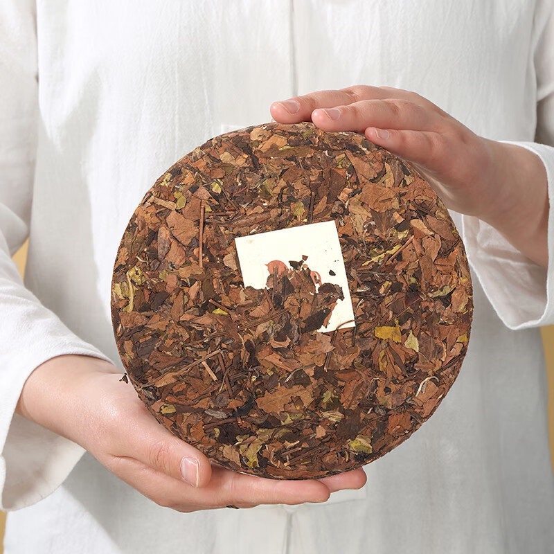 八马茶业 福鼎白茶 寿眉 太姥山原产地 经典白茶饼 茶叶饼装357g高清大图