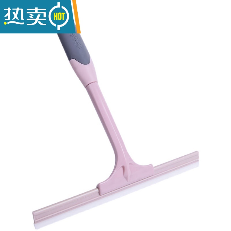 敬平擦玻璃家用清洁工具玻璃刷擦窗器刮水器玻璃刷刮子工具刮刀 可拆卸粉色2个送挂钩擦玻璃器高清大图