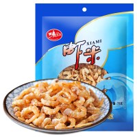 味美发 虾米78g 海米虾皮虾米干海米小虾仁干海鲜干货煮粥