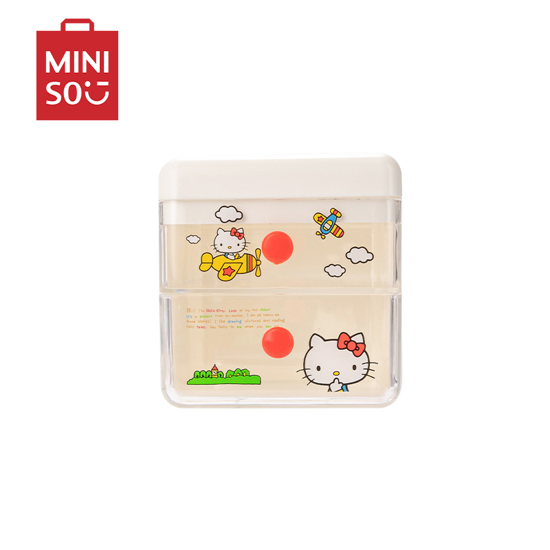 名创优品(miniso) Sanrio Characters 桌面掀盖抽屉式收纳箱