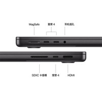 [政府补贴2000部分地区参与,详情请咨询客服]Apple2024MacBookPro14英寸M4(10+10核) 24G 1T深空黑色笔记本MCX04CH/A