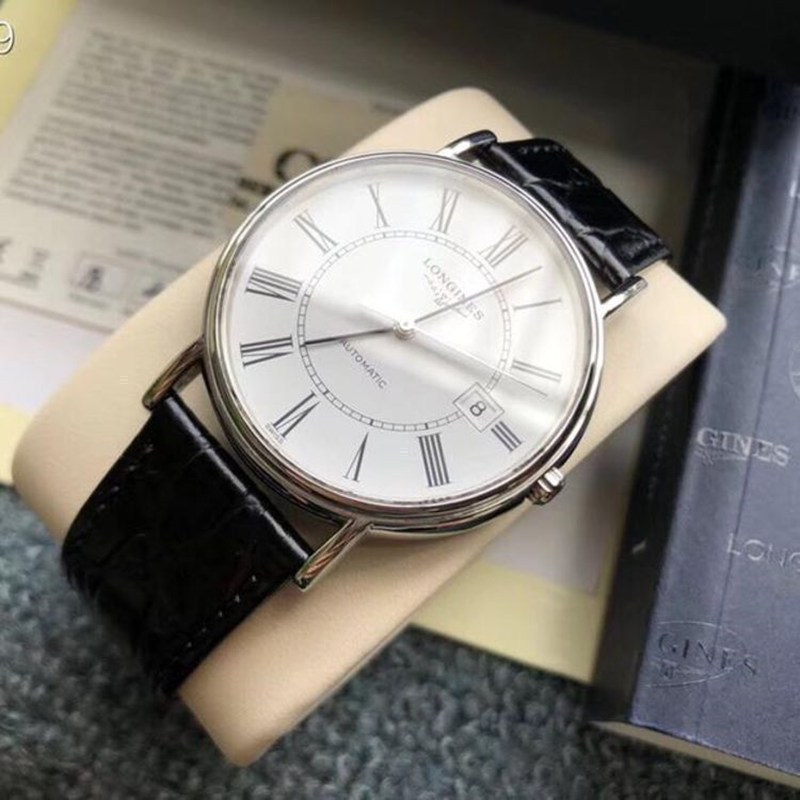 [美国直邮]longines浪琴 瑰丽系列机械表男皮带男表 l4.921.4.11.